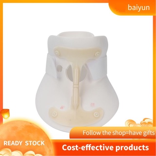 Baiyun Cervical Vertebra Traction Device Breathable Collar Neck Brace Support White