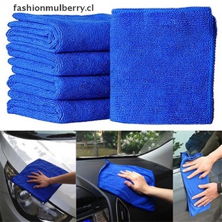 【mulberry】 5Pcs Durable Microfiber Cleaning Auto Soft Cloth Washing Cloth Towel Duster 【CL】