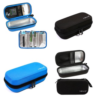 insuline estuche protector de almacenamiento de refrigeración bolsa de almacenamiento de medicina enfriador bolsillo de viaje