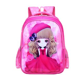 Bolsa para niños bolsa de la escuela de dibujos animados grande escuela primaria Frozen niña mochila moda Beg Sekolah (9)