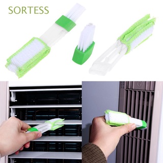 SORTESS Practical Dashboard Dust Brush Double Ended Interior Cleaning Keyboard Brush Air Conditioning Outlet Cleaning Brush Car Dust Brush Auto Dust Cleaner Vent Cleaning Tools Car Accessories