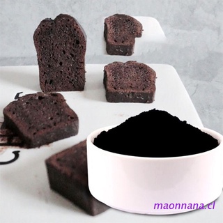maonn 60g comestible negro bambú carbón en polvo ingredientes cosméticos alimentos diy