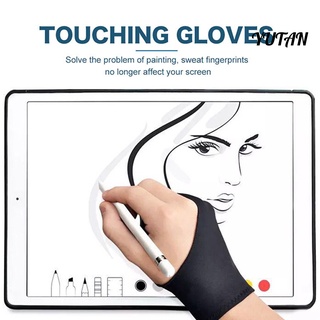 1pc anti-incrustante guante de dedo para artista dibujo gráfico tablet pad (2)