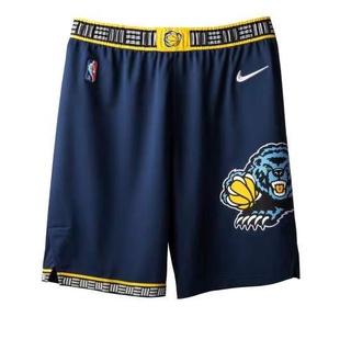 2022 [Caliente Prensado] 2022 shorts Memphis Grizzlies Azul Oscuro city edition Baloncesto