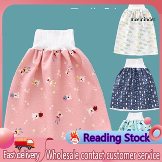 Nice_Toddler falda de pañales de algodón de cintura alta transpirable impermeable cambio de pantalones (1)