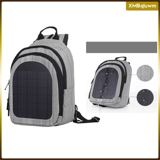 con cargador solar panel mochila mochila 2l para mujeres hombres anti robo