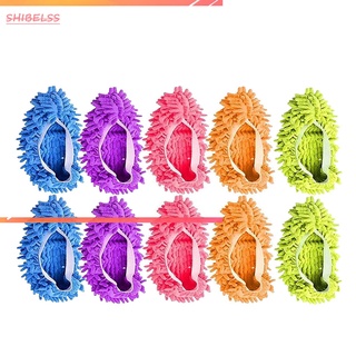 Funda para zapatos de microfibra - 5 pares (10 piezas) reutilizar fregonas de polvo para mujeres lavables
