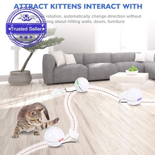 Juguetes Interactivos Para Gatos/Bola USB Recargable Inteligente Automática Para Gatitos/Rodantes S7Z5