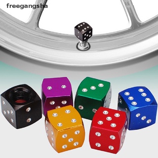 [FREAG] Lot Aluminum Alloy Car-styling AUTO Dice Dust Valve Caps Motorcycles Electric CVB