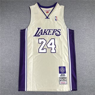 nba jersey los angeles lakers no. 24 kobe golden purple basketball jersey