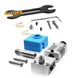 3D Printer Accessory Extrusion Head 0.4mm All Metal Hotend Kit for Creality Cr-10 / Ender-3S Cr-10 Pro Printer