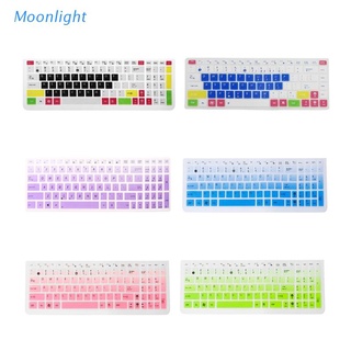 moon teclado cubierta teclado película protector de piel portátil protección de silicona para asus k50 portátil accesorio