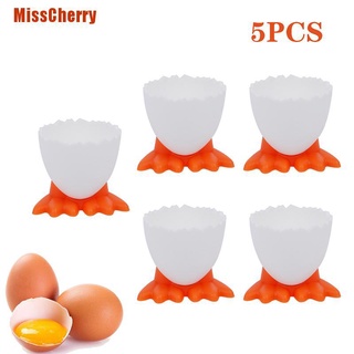 [MissCherry] 5pcs huevo titular creativo lindo huevo taza titular de huevo separador de huevos herramientas de cocina