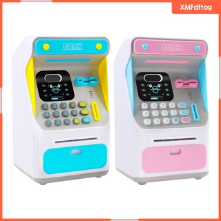 ATM Electronic Piggy Bank 4 Digit Password Coin Cash Bank Machine Toy