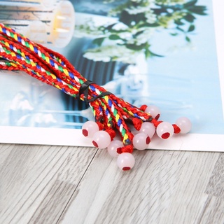 los 10 pzs pulsera de cuerda roja tejida tejida hecha a mano dragon boat festival (7)