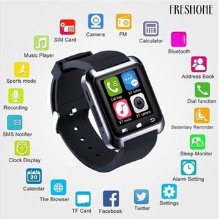 freshone U80 Bluetooth Llamada Mensaje Recordatorio Altímetro Deportes Smart Watch Para Android iOS