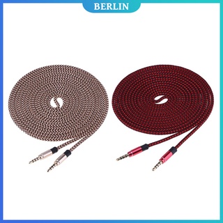 (berlin) cable de audio auxiliar de alambre auxiliar de 3,5 mm macho a 3,5 mm macho