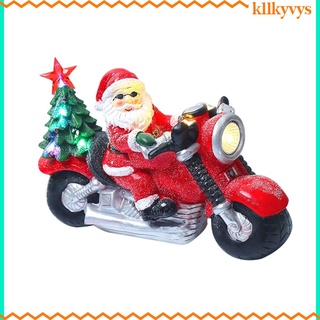 [kllkyvys] Figuras inflables De santa claus Para Motocicleta 7 pulgadas inflables De navidad/papá Noel