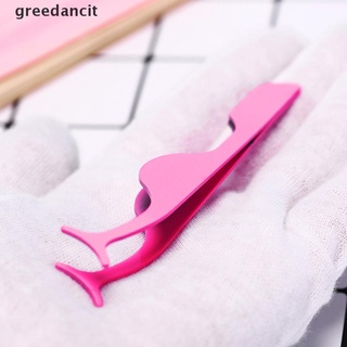 Greedancit Stainless Steel Eyelashes Extension Tweezers Auxiliary Clamp Clips Eye Lash Tool CL (2)
