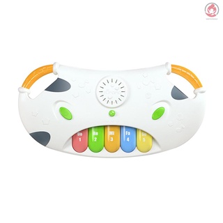 Tumama - teclado de Piano para bebé, juguete Musical, 4 modos, juguetes de desarrollo educativo temprano con luz suave y volumen ajustable