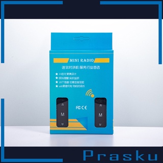 [PRASKU] Walkie Talkie 16 canales Mini recargable largo alcance para adultos del mercado.