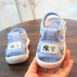 Bebé Baotou zapatos, niños s suela suave antideslizante niño niños y niñas sandalias de verano, zapatos transpirables de 0-3 años de edad