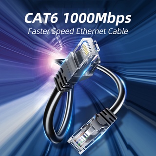 Essager Ethernet Cable Cat6 Lan Cable 10m UTP Cat 6 Splitter Network Cable RJ45 Twisted Pair Patch Cord for Laptop FLOURISH