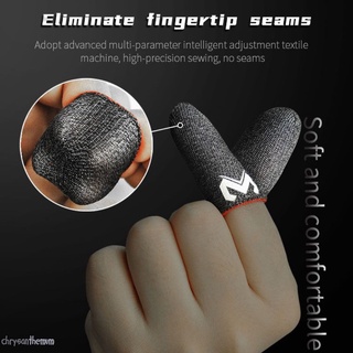 1 Pair Phone Games Sweat-proof Finger Gloves Thumbs Finger Cover Non-slip Sleeve For PUBG Touch Screen Game Practical Access CHR