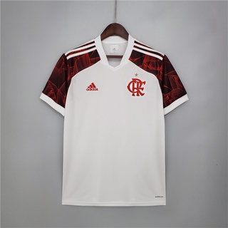 Camiseta de Flamengo 2021-2022 de visitante blanca la mejor calidad Thai