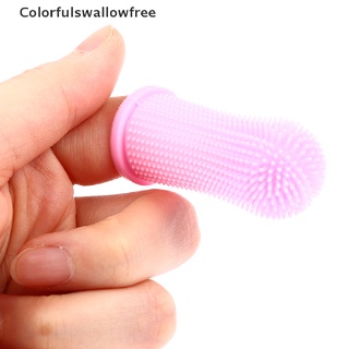 colorfulswallowfree cepillo de dientes suave dedo para mascotas, perro, limpieza dental, cuidado de los dientes, cepillo de higiene, mascotas, gato belle (6)