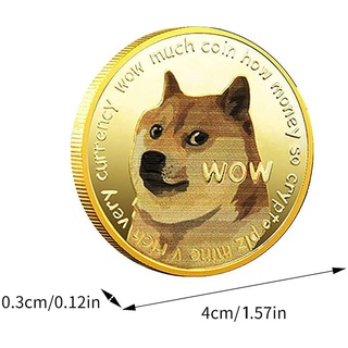 moneda conmemorativa shiba inu doge moneda color tridimensional alivio medallón chapado en oro plata metal insignia virtual moneda sheek (6)