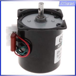 Low Speed AC 220V 28W CW/CCW Micro Permanent Magnet Synchronous Motor 15RPM