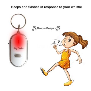 Mini luz LED Anti-pérdida silbato buscador de llaves intermitente pitido niños bolsa cartera teléfono llave coche Motor buscador localizador pista Ke (3)
