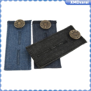 3pcs embarazo ajustable cintura jeans banda extensor de cinturón elástico (1)