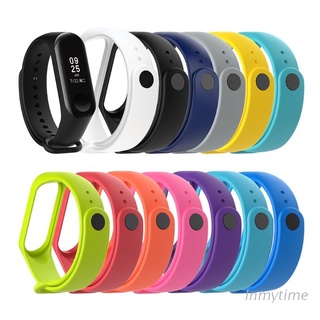 INM Bracelet For Xiaomi Mi Band 3 4 Sport Strap Watch Silicone Wrist Smart Accessories