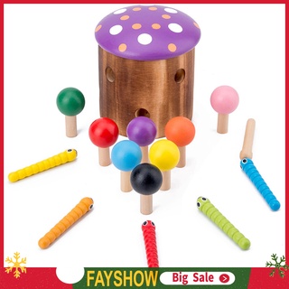 [fay] Juguete educativo/rompecabezas/juguetes/juguetes/colores en forma De hongo
