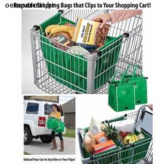 Fuera reutilizable de comestibles bolsas de compras Eco plegable carro carro bolsa de almacenamiento.