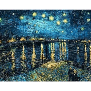 5d Diamond Painting Van Gogh Noche Estrellada En El Ródano (1)