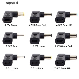 NIGN Laptop charger adapter converter usb type c female dc power jack for laptop CL