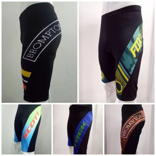Pantalones de bicicleta ajustados con acolchado/pantalones apretados de carreras de bicicleta