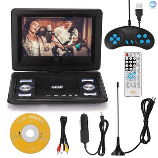 10.1 pulgadas de alta Denifition TV reproductor de DVD portátil VCD MP3 MPEG Viewer con mango de juego y disco compacto