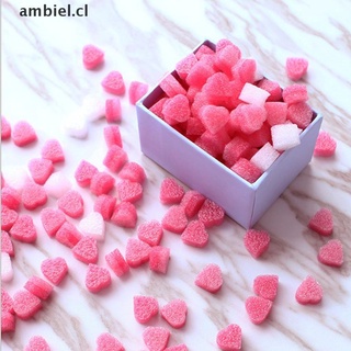[ambiel] 50 unidades mini corazón amor cuentas de espuma caja de regalo caja de flores relleno embalaje [cl]