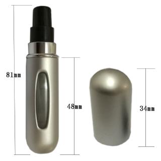 Ykmy Fashion Protable 5ml Mini vacío recargable Perfume atomizador botella de viaje aroma bomba portátil Spray caso (9)