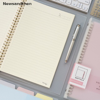[J] Carpeta cuaderno hoja suelta espiral cuaderno de papel diario extraíble bobina Shell bueno
