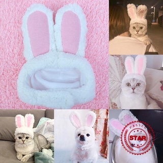 Orejas De conejo De conejo gorra De conejo/gorros/disfraces/gatos/L7D4/para perros pequeños S7A5