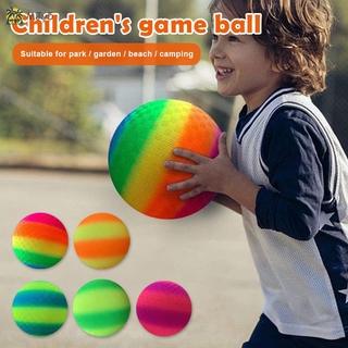 mjy5 pelota de juego infantil/bola de agua/bola arco iris/pvc bouncy kickball/bolas fluorosas/juguete infantil para interior y exterior