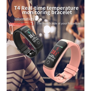 pulsera t4 con monitoreo de temperatura/monitor de salud