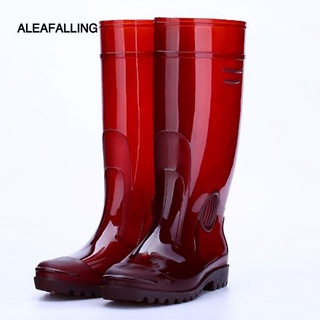 aleafalling pvc impermeable botas de lluvia camuflaje plano con zapatos de los hombres lluvia unisex agua de goma botas altas slip-on botas m044