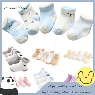 5 pares/lote calcetines de bebé/calcetines para bebés recién nacidos/niños/niñas/calcetines de pies de dibujos animados