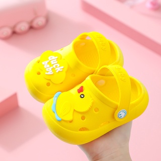 zapatillas de niños niños interior antideslizante de dibujos animados bebé suave fondo agujero zapatos
